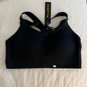 SHEFIT black sports bra size lux